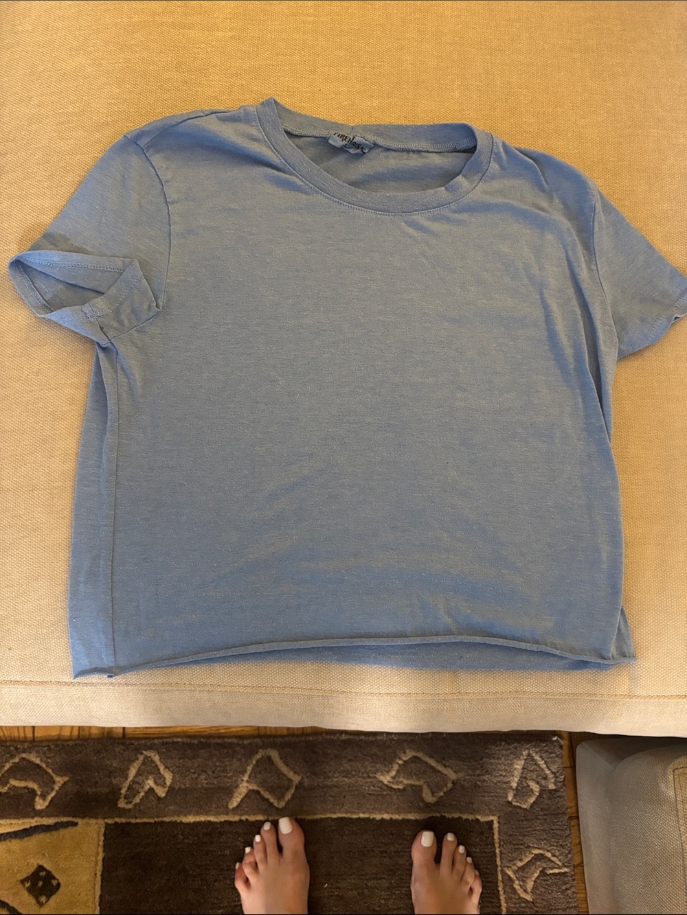 Firehouse Light Blue Girls Crewneck Tee